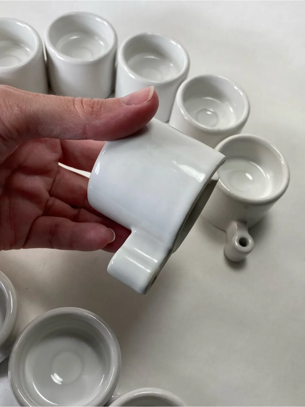 Vintage IKEA PS Tealight Holders by Ehlén Johansson Modular Scandinavian Ceramic